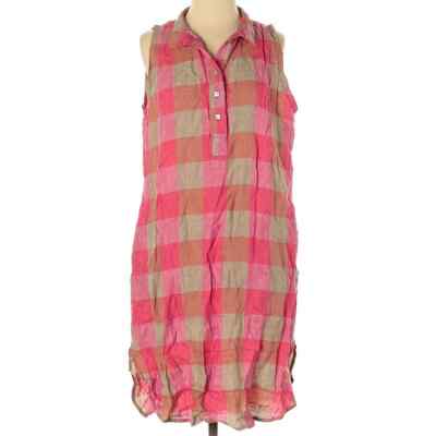 knee length dresses for ladies Sana Linen Dress In Burnt Orange – Rebel Afrika Shop main image 0