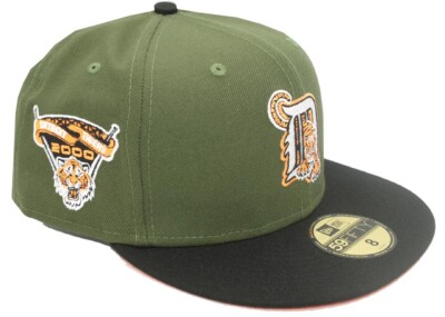New Era Detroit Tigers Olive Cooperstown Sidepatch 59fifty Limited