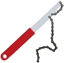 GCA Bicycle Chain Whip BMX Cycling Wheel Sprocket Wrench Remover Tool (Red)