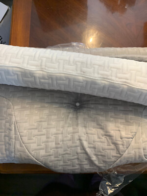 Elviros Memory Foam Cervical Pillow with Orthopedic Roll - Grey