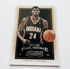 Paul George 2013-14 Panini Timeless Treasures Basketball 178/299 #22