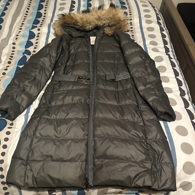 Moncler Coat Size Long Grey UK