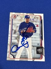 Jairo Labourt Signed 1st Bowman Card Autograph 2015 Auto #bp94