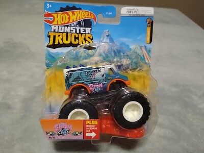 Hot Wheels Monster Trucks   Chum n' Get It   2022 Connect & Crash ~NEW