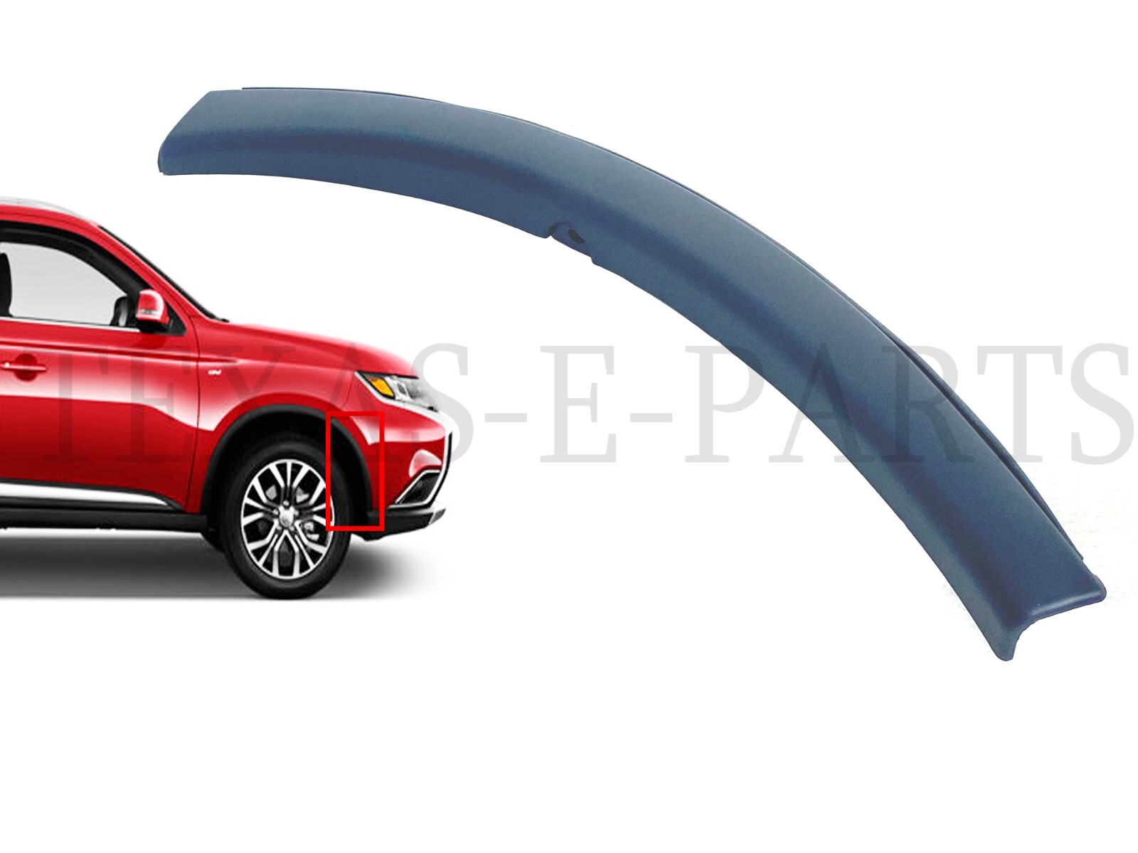 New Fits 2014-2020 Mitsubishi Outlander Right Side Front Wheel Arch Molding Trim