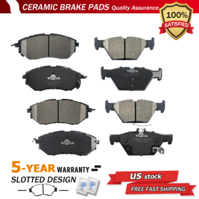 Front & Rear Ceramic Brake Pads Kit For 2015-2019 Subaru Outback Legacy Wrx