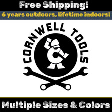 Cornwell Tools Decal - Tool Box Truck Laptopwindow Garage Gift Mechanic