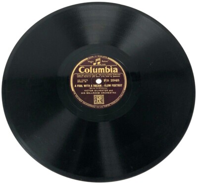 10'' Schellackplatte Columbia FB 2948 A fool with a dream / Just for a while (W16