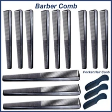 15Pcs Pocket Hair Comb 7" Beard & Mustache Combs for Men's Hair Beard Barber