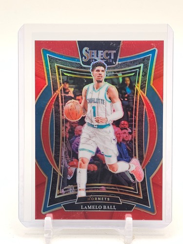 LAMELO BALL 2024-25 PANINI SELECT CONCOURSE RED PRIZM /199 #31 HORNETS Q5908