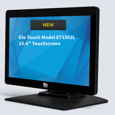 Elo ET1502L Touch Screen 1366 x 768 Res LCD Monitor 15.6'' 10 touches E318746 Blk