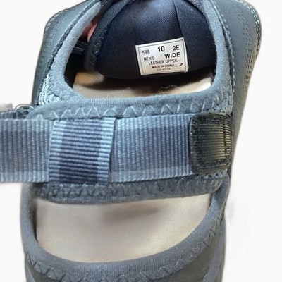 Orthofeet Alpine Fisherman Sandals 2E Gray Leather Upper  display picture 1
