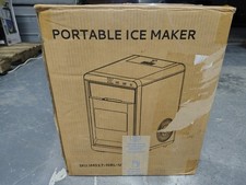 Simzlife Nugget Ice Maker Countertop, 44.9lbs per Day Chewable Pebble Nuggets