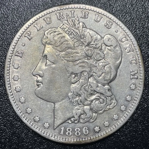 1886 S Morgan Silver Dollar $1 Better Grade XF Extra Fine