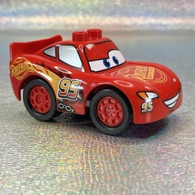 LEGO DUPLO DISNEY PIXAR CARS LIGHTNING MCQUEEN FIGURE FROM PISTON CUP RACE 10857