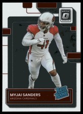2022 Donruss Optic Myjai Sanders Rookie Arizona Cardinals #284