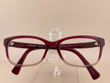 Coach Eyeglasses HC6089 5484 Women s Red Sand Gradient 51-16-135 FRAMES ONLY