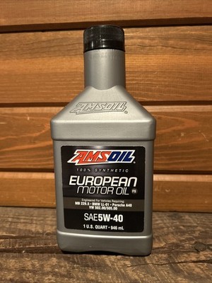 Amsoil 5W-40 European Import Synthetic Motor Oil  1 Quart (E) 5W40
