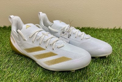 Adidas ADIZERO ELECTRIC+ White Gold Football Cleats IE3287 Men's
