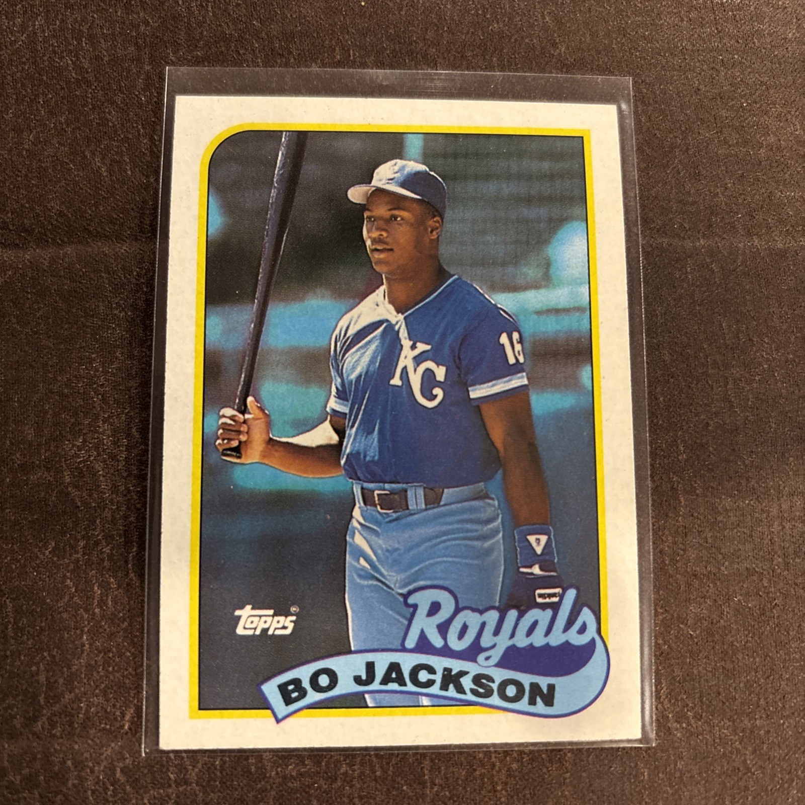 BO JACKSON 1989 TOPPS #540 ROYALS