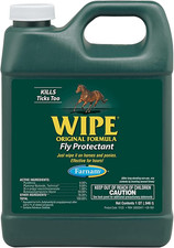 Wipe Original Formula Fly and Tick Protectant for Horses, Ready-To-Use Formula,