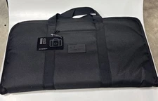 Roma Leathers 6922 Pistol Case Range Bag Nylon, Extra Large Black 22”x9”x2.5”
