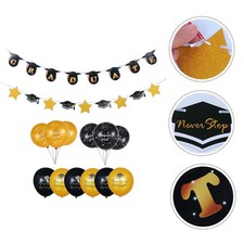 1 Set Graduation Theme Balloons Set Latex Party Decorations Latex Balloons