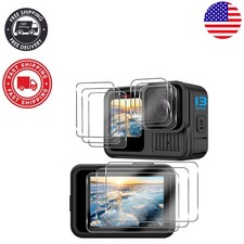 High-Transparency 9PCS Tempered Glass for Go Pro Hero 13 - Scratch Resistant