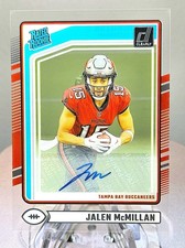 2024 Clearly Donruss Jalen McMillan Rated Rookie Auto Tampa Bay Bucs #79