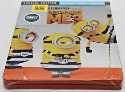 Despicable Me 3 (2017) Blu-ray Limited Steelbook