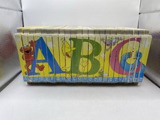 Sesame Street ABC Book Set Interlocking Individual Letter READ