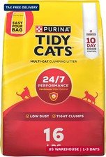 Purina Tidy Cats 24/7 Performance Clumping Cat Litter, 16 lb Bag