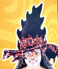 Flame Witch Hat Costume Accessory