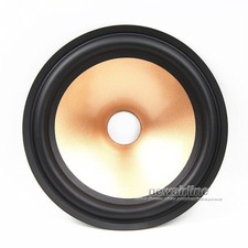 6.5"/8"/12" inch Speaker Cone Paper Basin Woofer Drum Rubber Edge 25/38mm Core