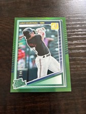 2025 Panini Donruss Luke Keaschall Rated Rookie Card Green /199, Minn Twins 