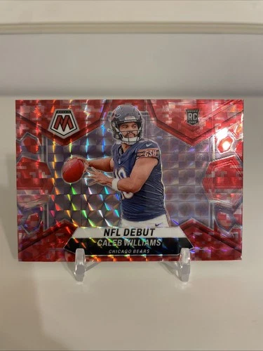 2024 Panini Mosaic - NFL Debut Caleb Williams #289 Red Mosaic Prizm (RC)