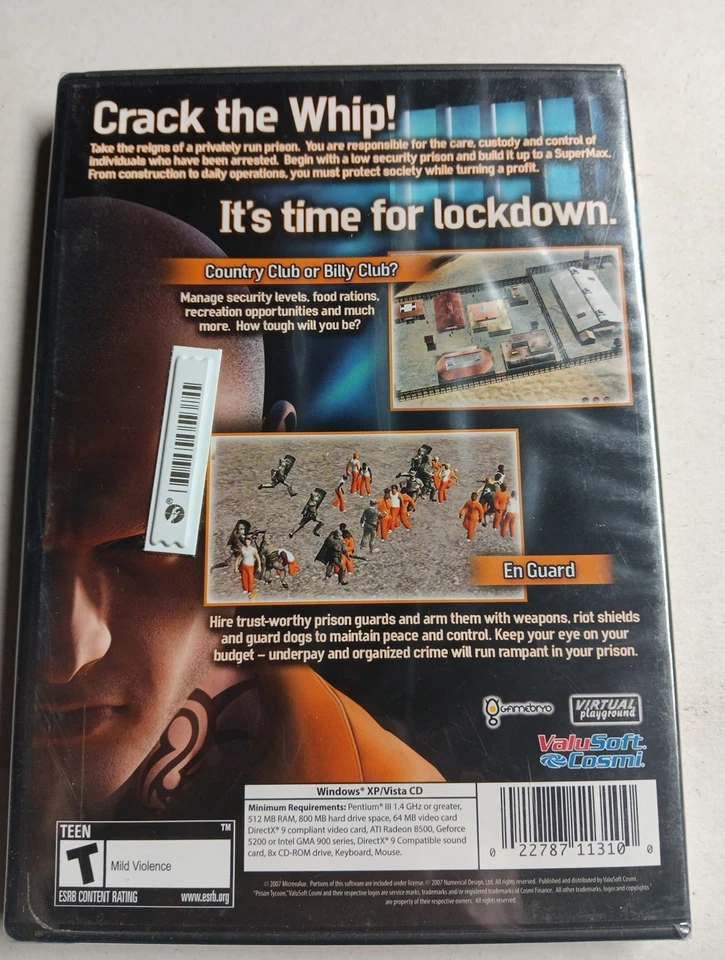 Prison Tycoon 3: Lockdown (PC, 2007) - Image 2 of 2