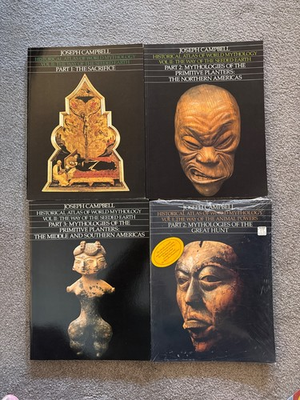 #ad #ad Lot of 4 Joseph Campbell HISTORICAL ATLAS OF WORLD MYTHOLOGY Softcovers $75.00