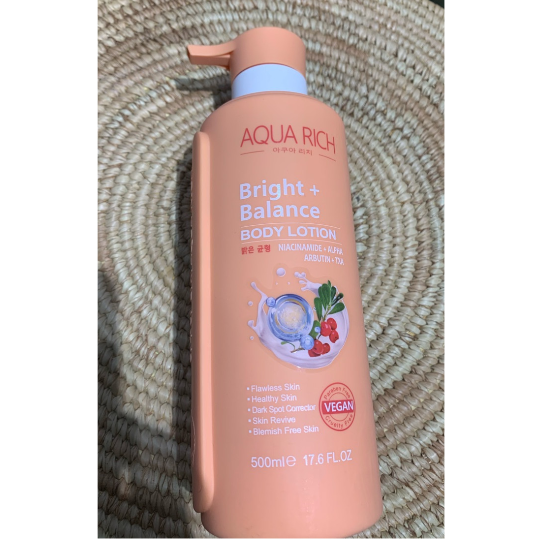 Aqua Rich Bright + Balance Body Lotion With Niacinamide + Alpha