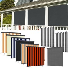 Seitenmarkise Seitenwandmarkise Markise Außenrollo Sonnenschutzrollo Balkon Neu