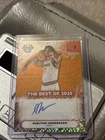 2025-26 Bowman Best University Shelton Henderson Orange Auto Refractor # 11/25