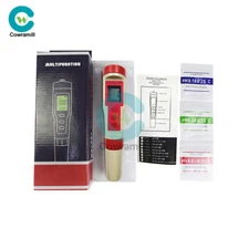 4 in 1 TDS EC TEMP Meter LCD Digital Water Quality Monitor Tester Purity Pen -