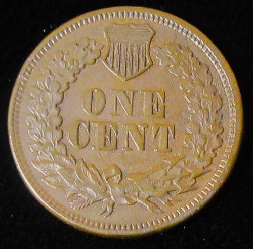1864-L on Ribbon Indian Head Cent. RARE! High Grade - Picture 2 of 2