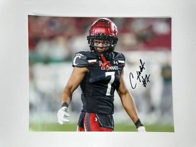 Coby Brian Color Cincinnati Bearcats Coby Bryant #7 Autographed 8x10 Color Photo COA VAR ...
