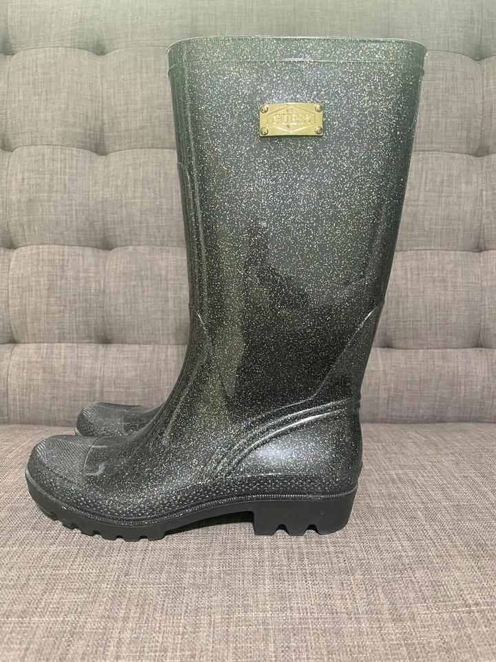 Botas de lluvia GUESS media pantorrilla para mujer 9 Foto 2 de 4