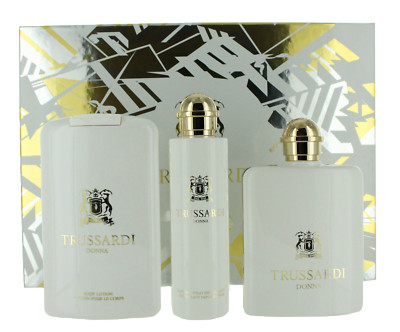 Trussardi Donna for Women SET: EDP 3.4 oz + Deo 3.4 oz + Body lotion 3.4 oz NEW