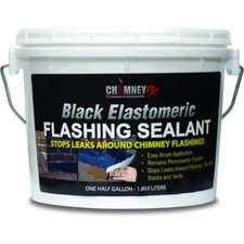 ChimneyRx Black Elastomeric Flashing Sealant 1/2-gal