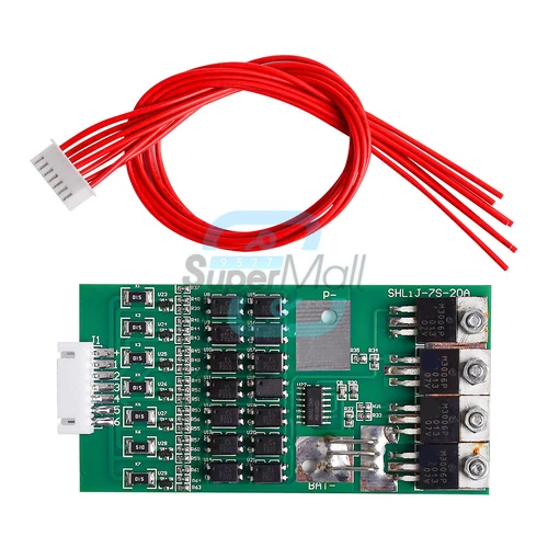 7S 24V 20A w/ Balance For 18650 Li-ion Li-ion Battery Cell BMS Protection Board