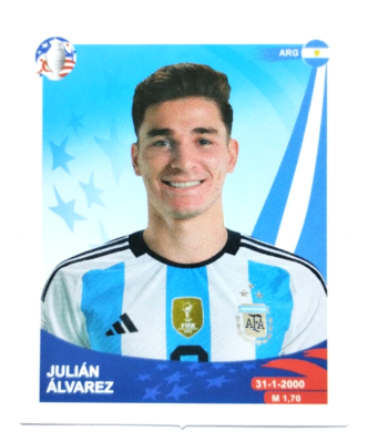 COPA AMERICA USA 2024 Sticker TB #022 JULIAN ALVAREZ Argentina