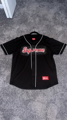 supreme baseball jersey medium
